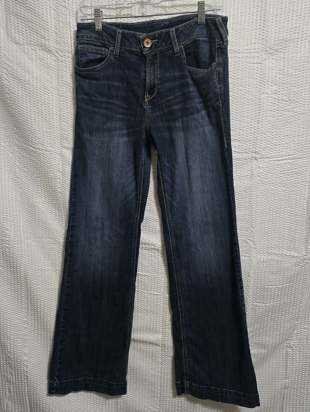 Ariat Maggie Trouser Wide Leg Jeans 30R Pasadena Dark Wash Western